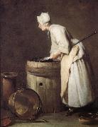 Jean Baptiste Simeon Chardin Cleaning maid Germany oil painting artist